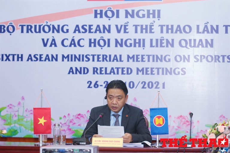Thứ trưởng Hoàng Đạo Cương: ASEAN cùng nhau tăng cường thể thao cộng đồng, nâng cao sức khỏe chống lại đại dịch COVID-19