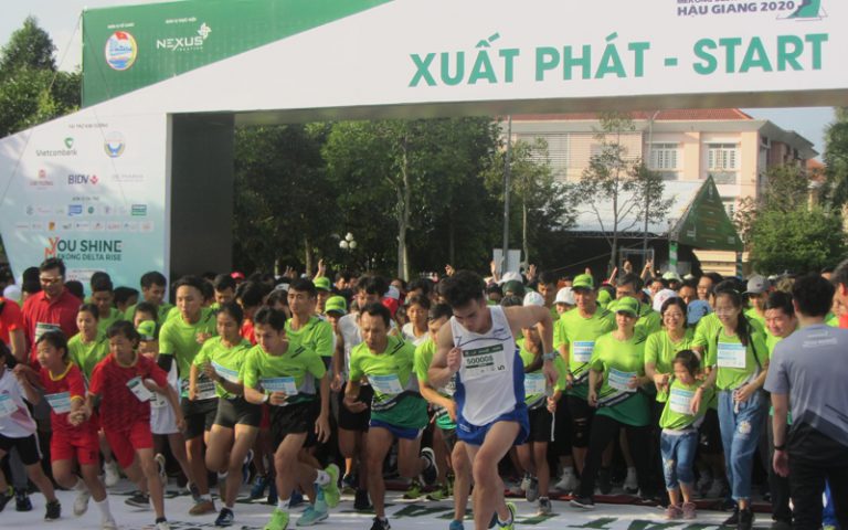 Hậu Giang tổ chức Giải chạy online “Mekong delta marathon”