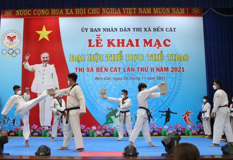 Khai mạc Đại hội Thể dục thể thao thị xã Bến Cát lần thứ II năm 2021