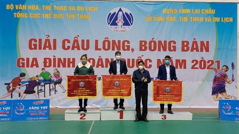 Giải Cầu lông, Bóng bàn gia đình toàn quốc năm 2021