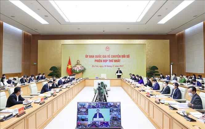Thủ tướng Phạm Minh Chính: Chuyển đổi số trước mắt là phục vụ phòng, chống dịch và khôi phục, phát triển kinh tế – xã hội
