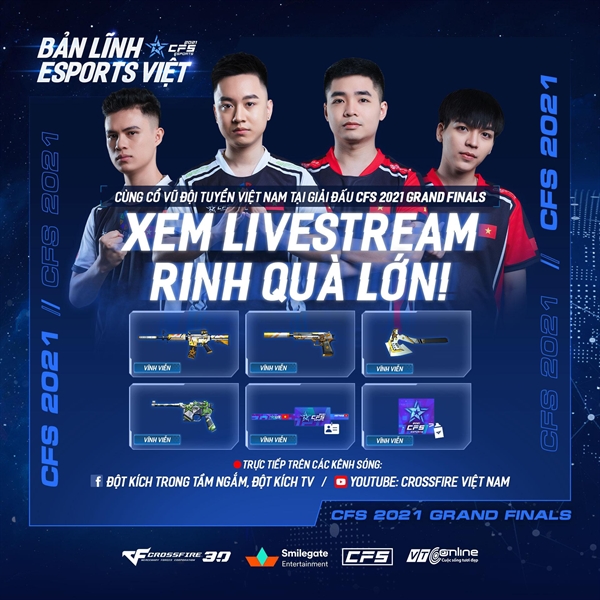 Đột Kích Việt Nam dừng bước ở Top 4 CrossFire Stars 2021