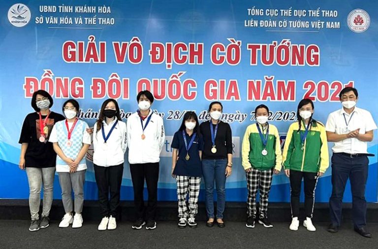 Kết thúc Giải vô địch cờ tướng đồng đội quốc gia 2021