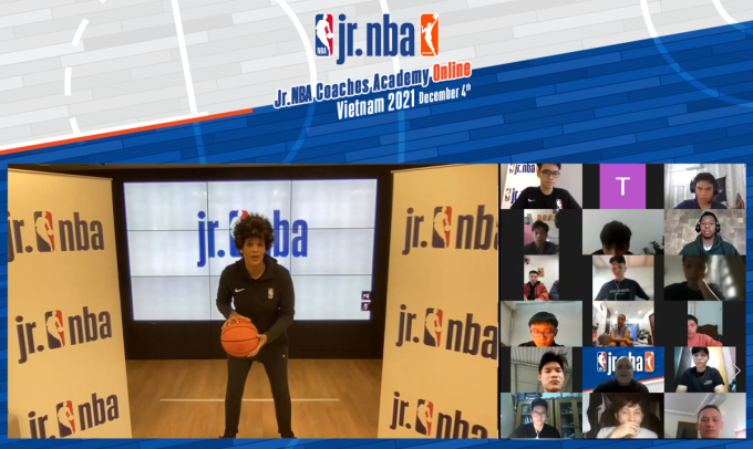 Jr. NBA tổ chức khóa huấn luyện bóng rổ online