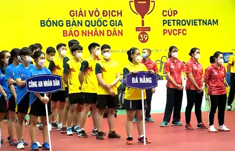 Giải vô địch bóng bàn quốc gia Báo Nhân Dân lần thứ 39: Các tay vợt thành phố Hồ Chí Minh và Quân đội thắng áp đảo ở nội dung đồng đội