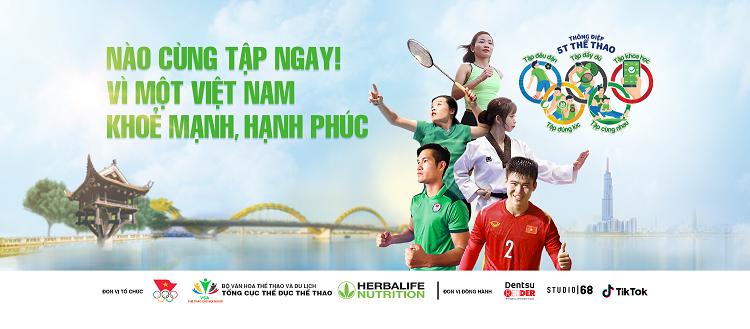 Herbalife tài trợ dự án khuyến kích vận động thể dục, thể thao “Vì một Việt Nam khoẻ mạnh, hạnh phúc”