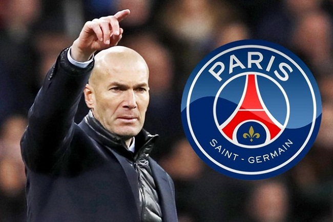 Huấn luyện viên Zinedine Zidane dẫn dắt PSG