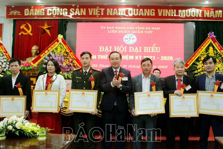 Liên đoàn Quần vợt tỉnh Hà Nam tổ chức Đại hội lần thứ III