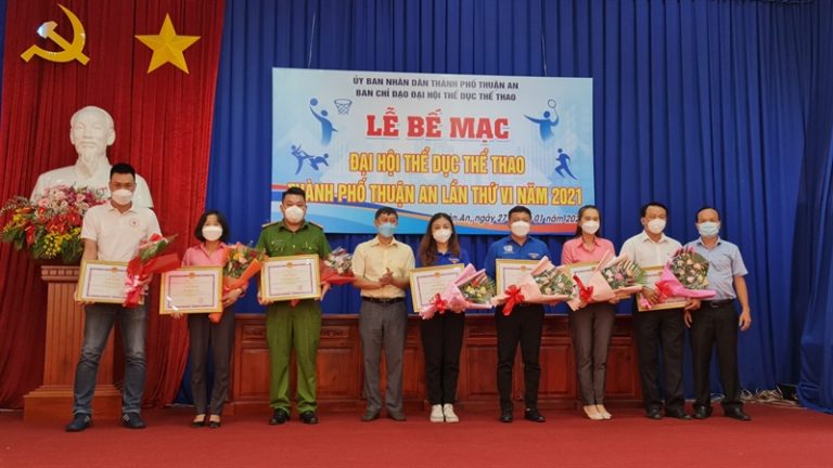 Bế mạc Đại hội Thể dục thể thao thành phố Thuận An lần thứ VI