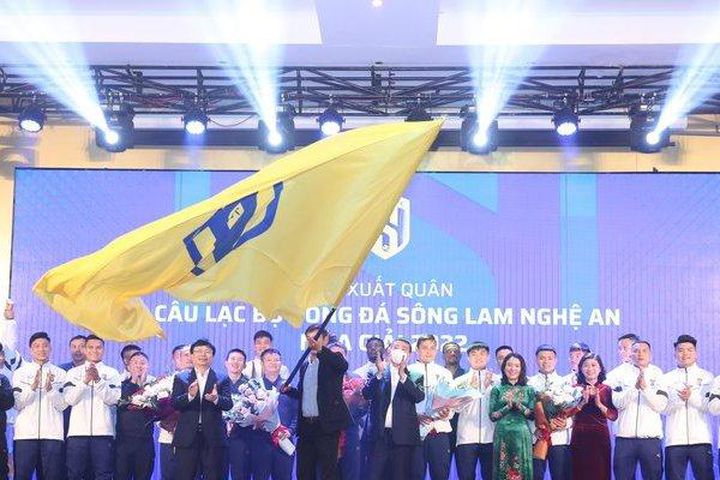 Sông Lam Nghệ An đặt mục tiêu lọt vào tốp 3 V.League 2022