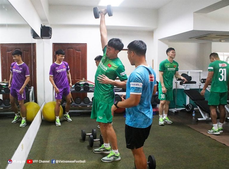 Đội tuyển U23 Việt Nam rèn thể lực, tích cực hướng tới trận ra quân gặp Singapore