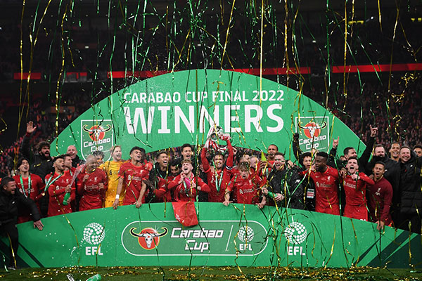 Liverpool lập kỉ lục vô địch Carabao Cup