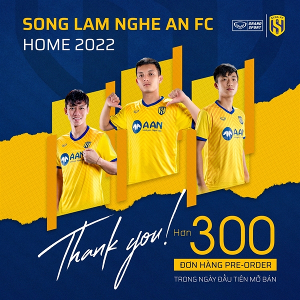 Sông Lam Nghệ An trở thành đội bóng đầu tiên của Việt Nam ra mắt cửa hàng trực tuyến