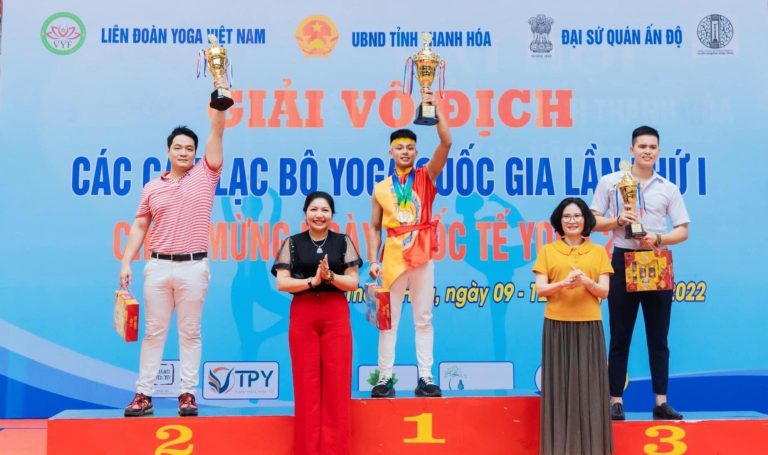 Câu lạc bộ TPY Hồ Chí Minh nhất toàn đoàn giải vô địch các Câu lạc bộ Yoga Quốc gia lần thứ I năm 2022