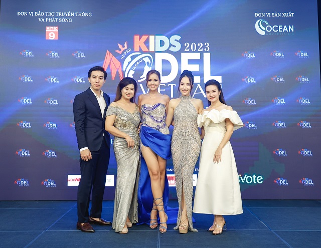 Hoa hậu Ngọc Châu và dàn sao đổ bộ Họp báo Siêu mẫu nhí Việt Nam Toàn cầu 2023