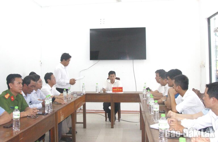 Đồng loạt tăng tốc giải phóng mặt bằng tại xã Hòa Xuân