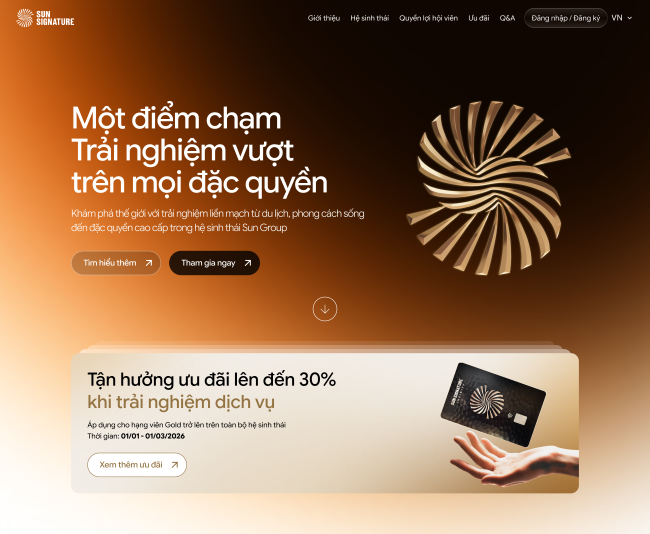 Sun Group và xu hướng kết nối trải nghiệm khách hàng đa lĩnh vực