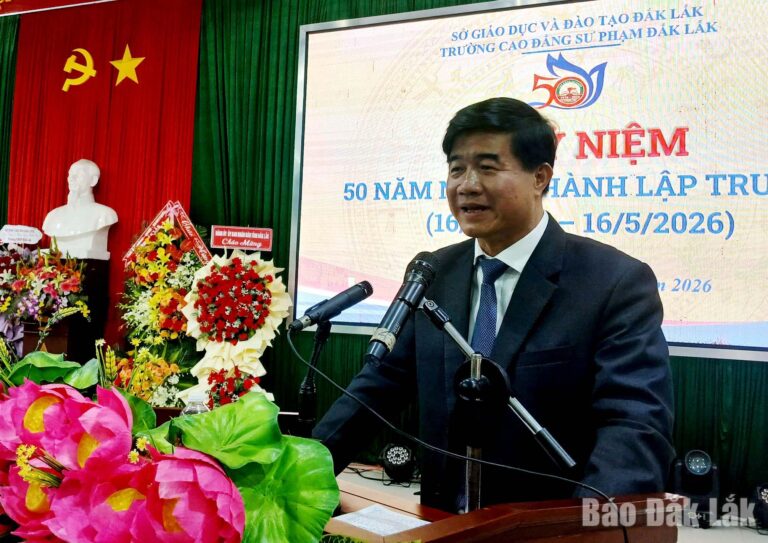 Trường Cao đẳng Sư phạm Đắk Lắk kỷ niệm 50 năm thành lập