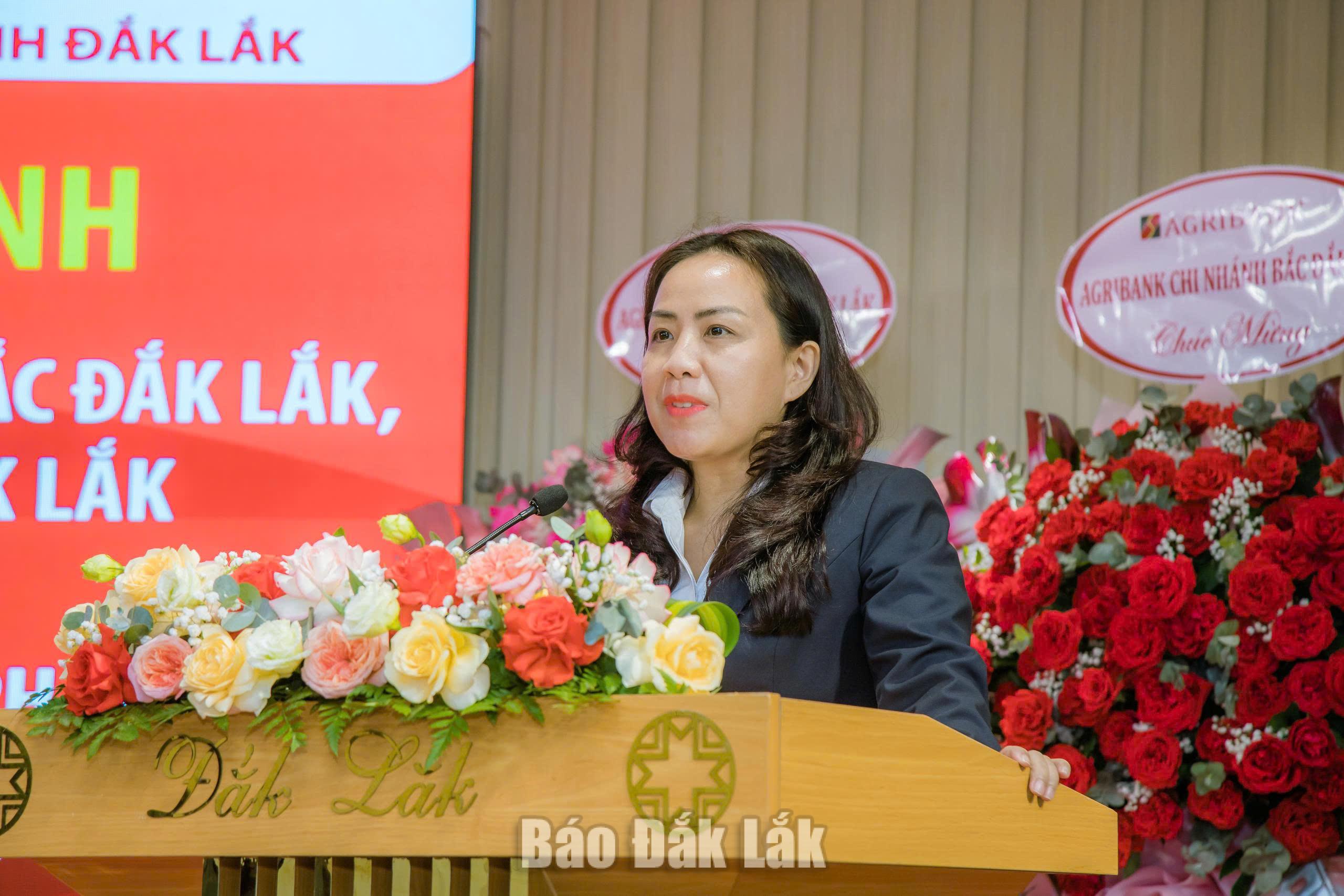 Nguyễn Thị Mỹ Hương, Giám đốc Agribank Chi nhánh Bắc Đắk Lắk chia sẻ về định hướng đồng hành cùng nông dân.