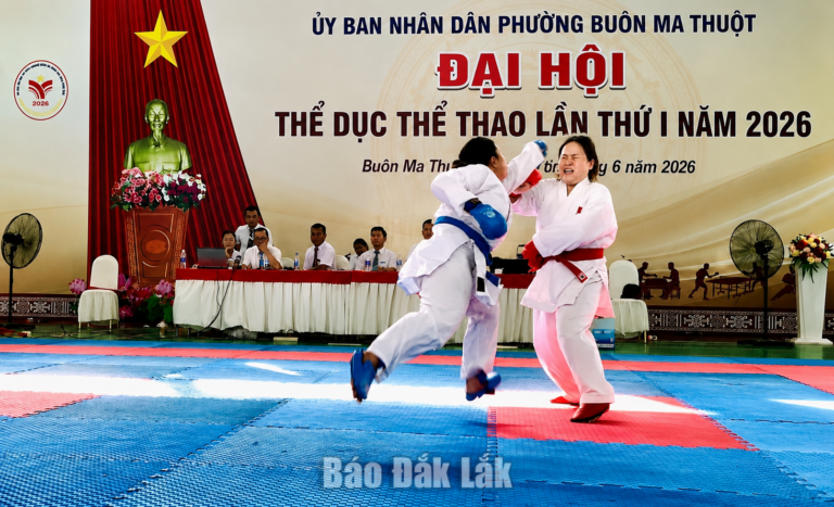 Gần 700 vận động viên tranh tài tại Đại hội Thể thao phường Buôn Ma Thuột lần thứ I