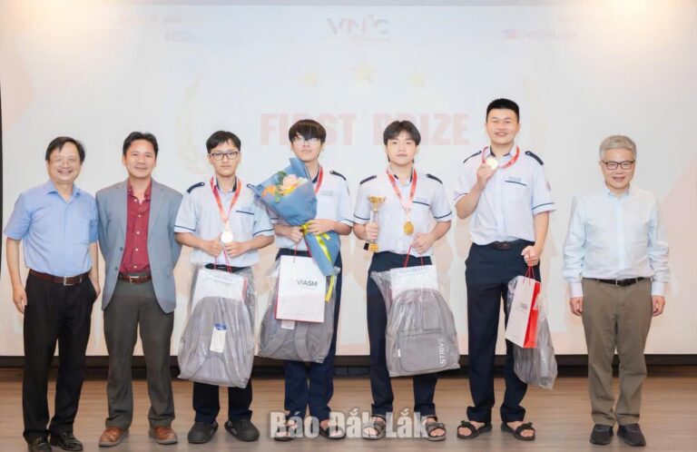Học sinh Trường THPT Chuyên Lương Văn Chánh đoạt giải Nhất Kỳ thi Mô hình hóa Toán học Việt Nam 2026