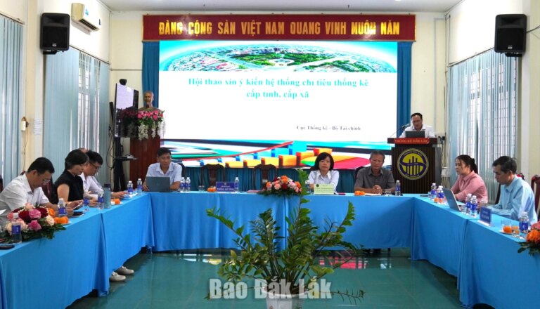 Hội thảo về “Hệ thống chỉ tiêu thống kê cấp tỉnh, cấp xã”