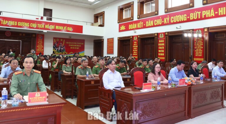Khai mạc Hội thi lực lượng tham gia bảo vệ an ninh, trật tự ở cơ sở giỏi tỉnh Đắk Lắk