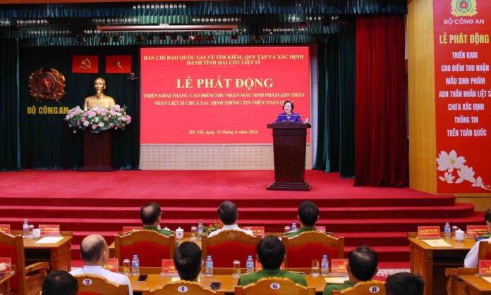 Phát động cao điểm thu nhận mẫu ADN thân nhân Phát động cao điểm thu nhận mẫu ADN thân nhân liệt sĩ chưa xác định danh tính