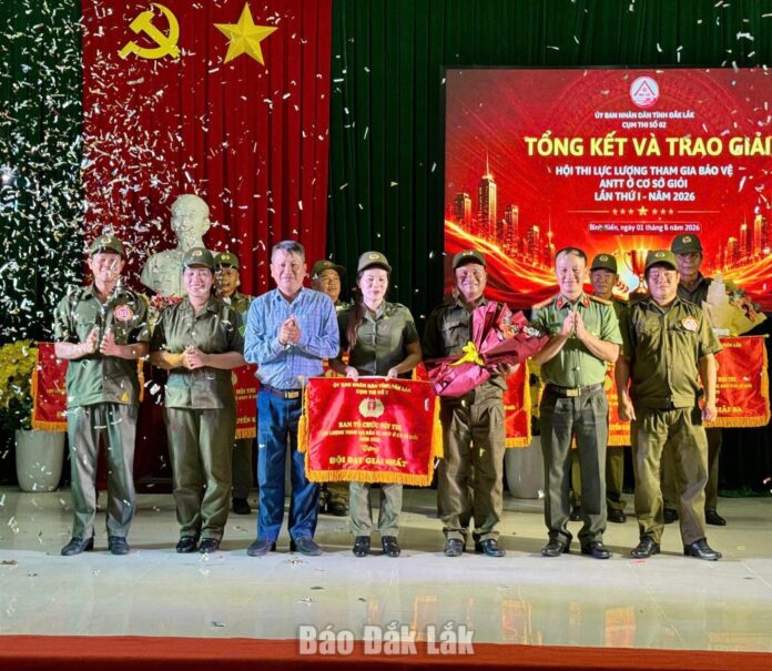 Phường Bình Kiến đại diện Cụm thi số 2 dự Hội thi lực lượng bảo vệ ANTT ở cơ sở cấp tỉnh