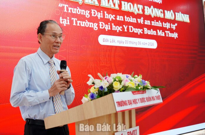 Ra mắt mô hình “Trường đại học an toàn về Ra mắt mô hình “Trường đại học an toàn về an ninh trật tự”