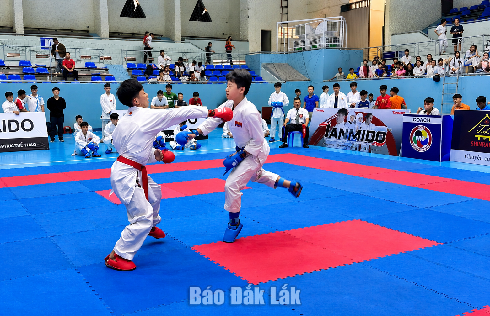 Các võ sõ tranh tài tại giải.