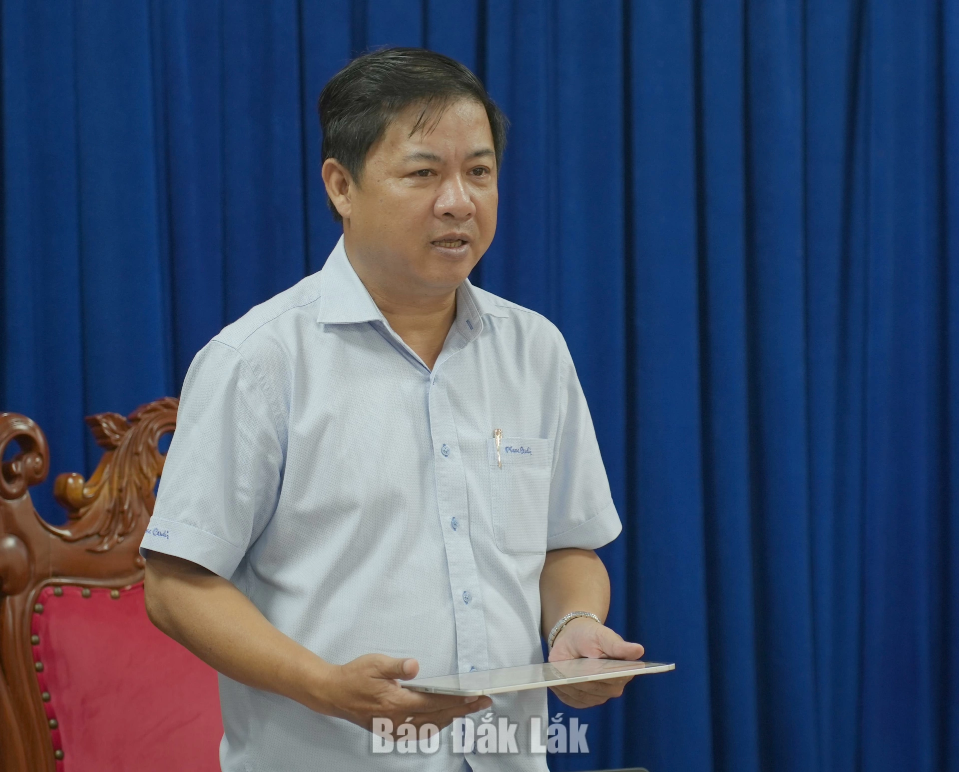 Tăng cường trách nhiệm, xử lý dứt điểm các vụ việc thi hành án tồn đọng 5 Đồng chí Lương Nguyễn Minh Triết, Ủy viên Trung ương Đảng, Bí thư Tỉnh ủy, Trưởng đoàn ĐBQH tỉnh kết luận buổi làm việc.