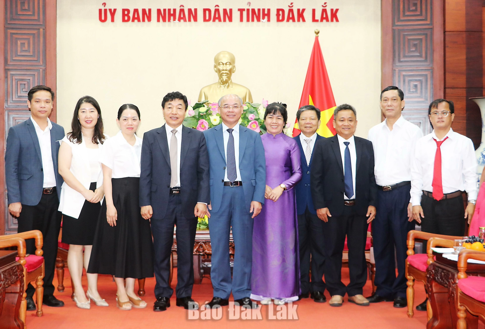 Phó Chủ tịch UBND tỉnh Trương Công Thái gặp gỡ, tiếp xúc với các nhà đầu tư tìm hiểu đầu tư tại Đắk Lắk.