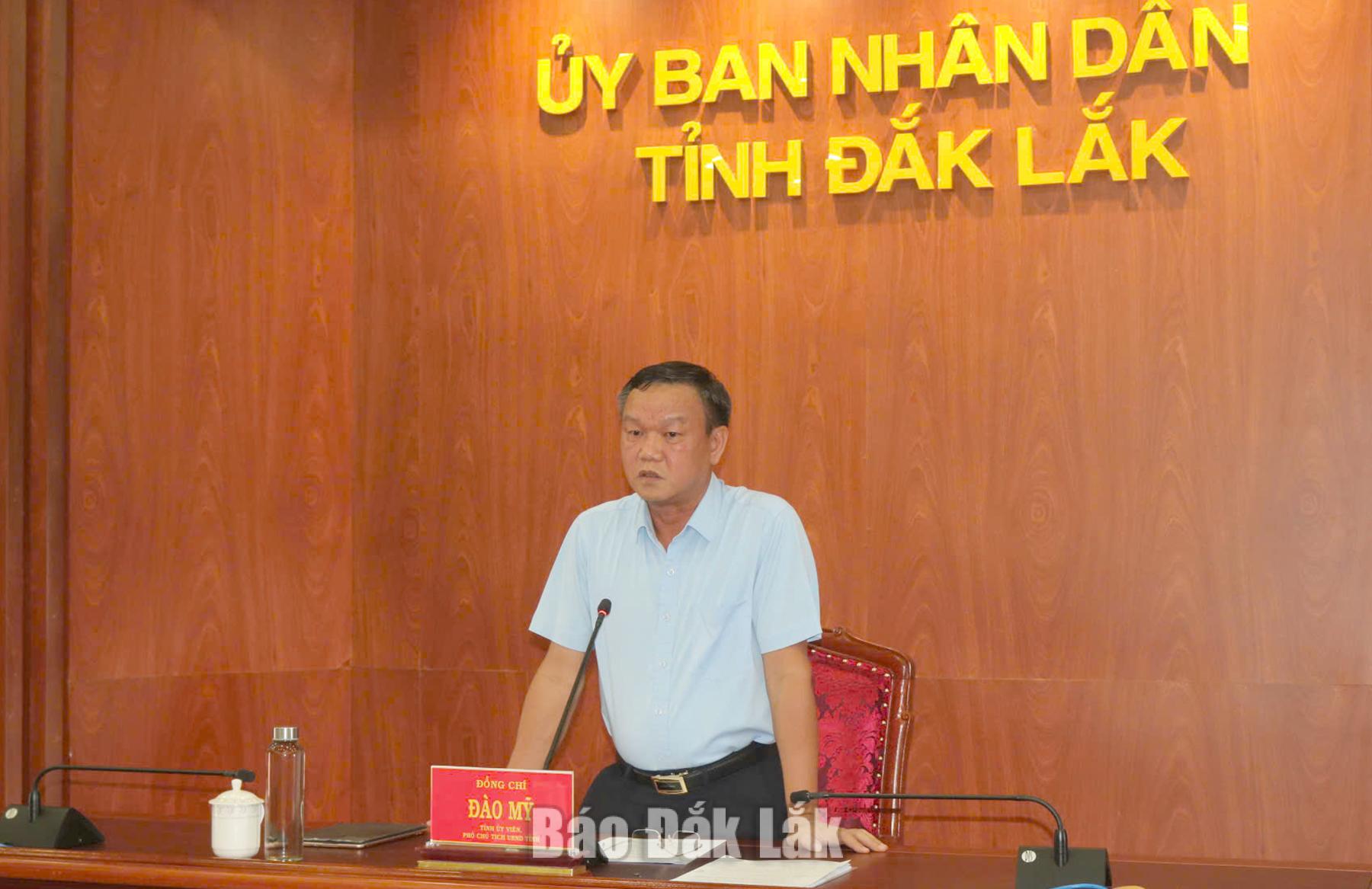 Phó Chủ tịch UBND tỉnh Đào Mỹ yêu cầu tăng tốc giải ngân vốn đầu tư công 4 Phó Chủ tịch UBND tỉnh Đào Mỹ yêu cầu các địa phương, đơn vị đẩy mạnh công tác giải phóng mặt bằng.