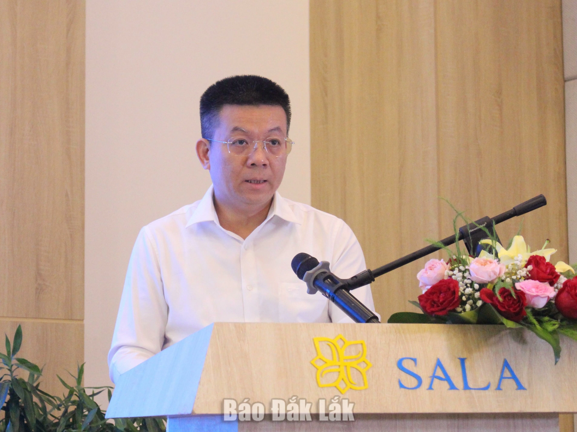 Triển khai kết nối mạng truyền số liệu chuyên dùng phục vụ cơ quan Đảng, Nhà nước 2 Đồng chí Nguyễn Hồng Thắng, Cục trưởng Cục Bưu điện Trung ương phát biểu khai mạc.