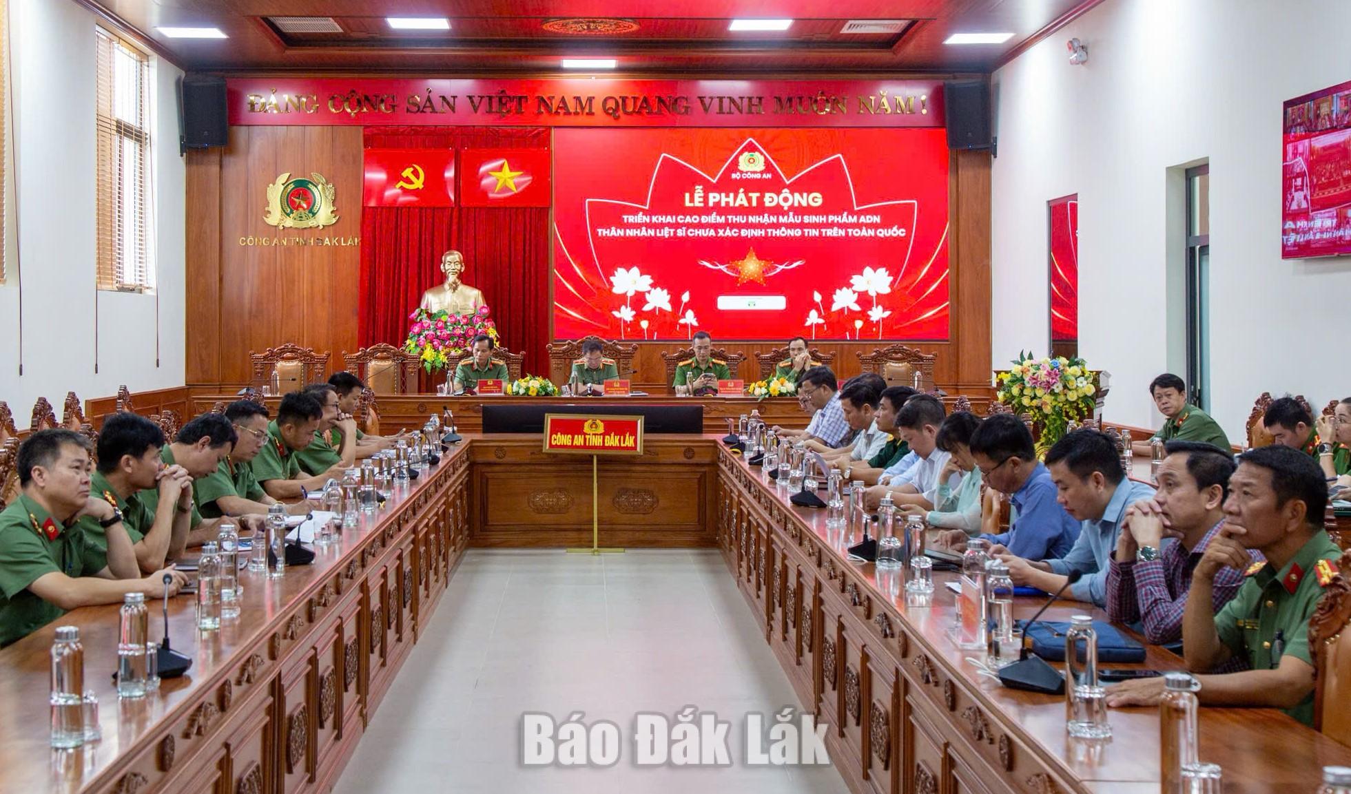 Quang cảnh hội nghị tại điểm cầu tỉnh Đắk Lắk.