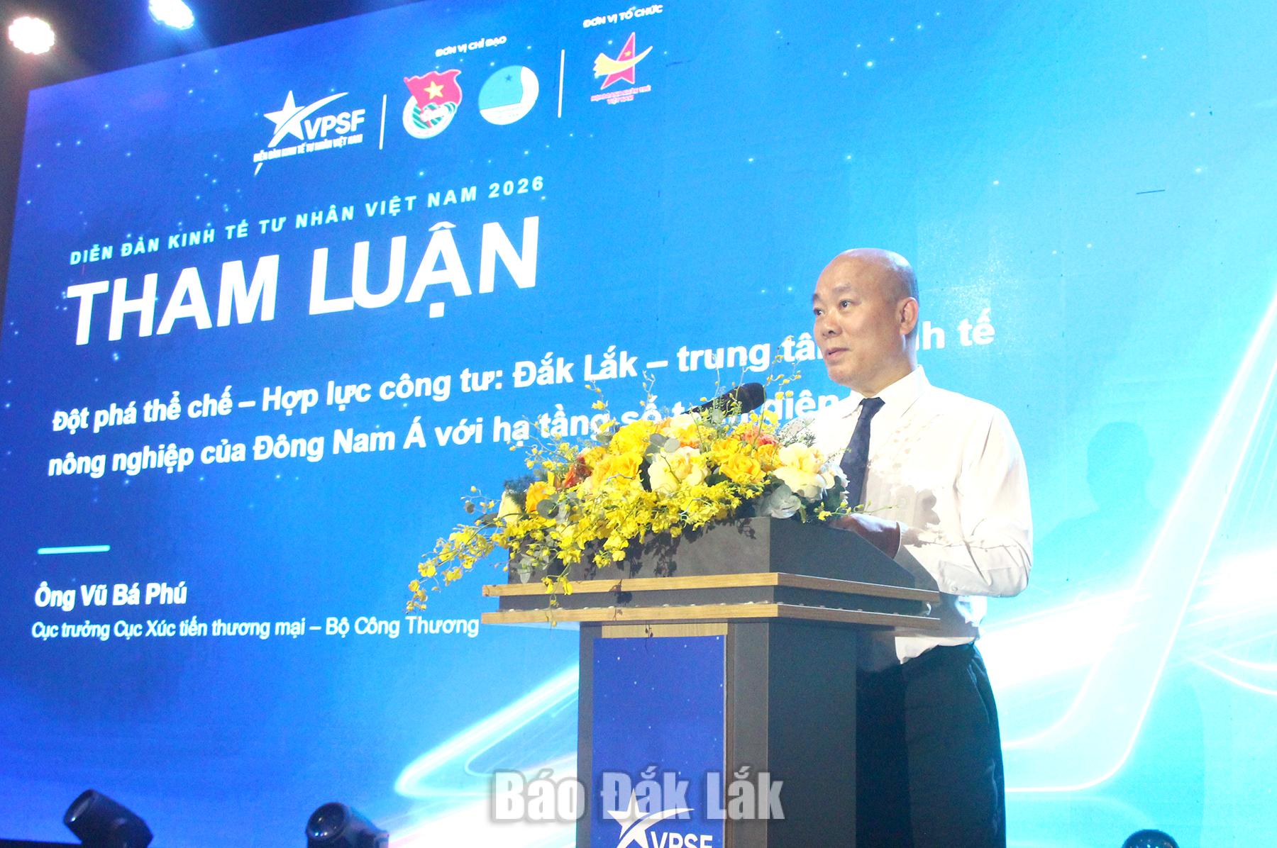 Vũ Bá Phú, Cục Trưởng Cục Xúc tiến thương mại, Bộ Công Thương