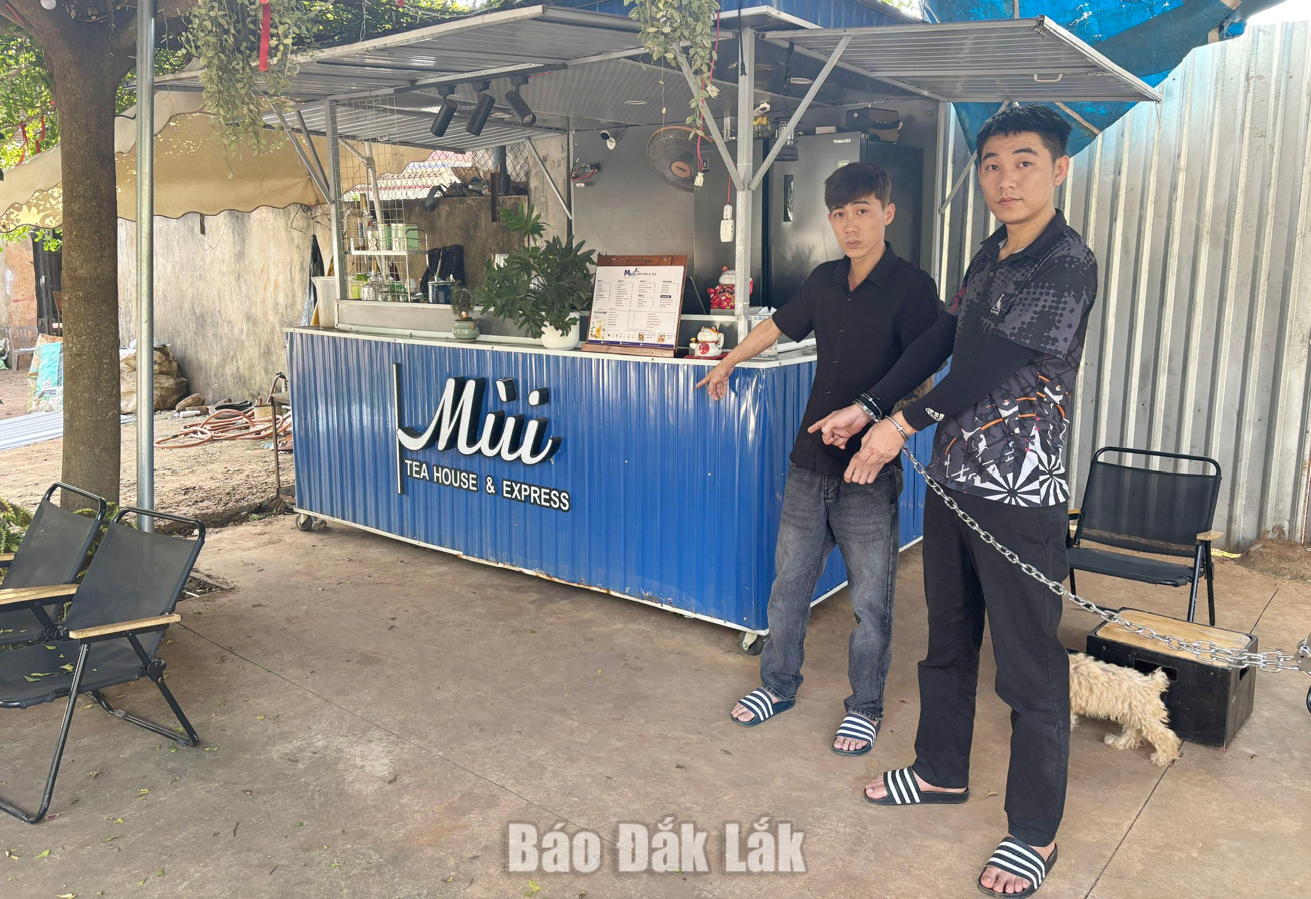 Khởi tố hai đối tượng trộm cắp tài sản tại kiốt ven Quốc lộ 26 1 ggv