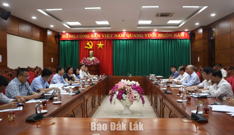 Đoàn công tác Bộ Tài chính làm việc với UBND tỉnh Đắk Lắk về giải ngân vốn Dự án cao tốc Khánh Hòa - Buôn Ma Thuột