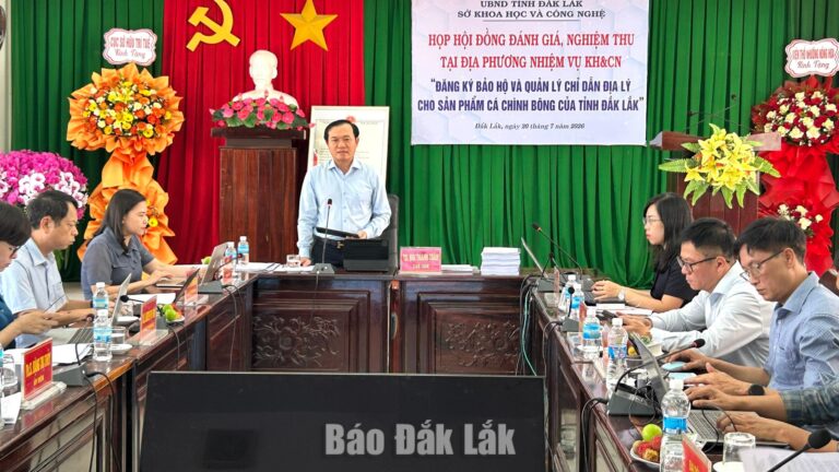 Nghiệm thu nhiệm vụ khoa học về chỉ dẫn địa lý sản phẩm cá chình bông Phú Yên