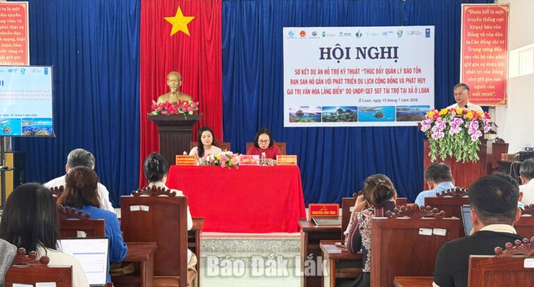 Sơ kết dự án bảo tồn rạn san hô gắn với phát triển du lịch cộng đồng tại xã Ô Loan