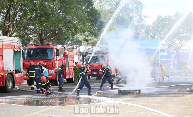 Tăng cường thực hiện các nhiệm vụ trọng tâm về phòng cháy, chữa cháy