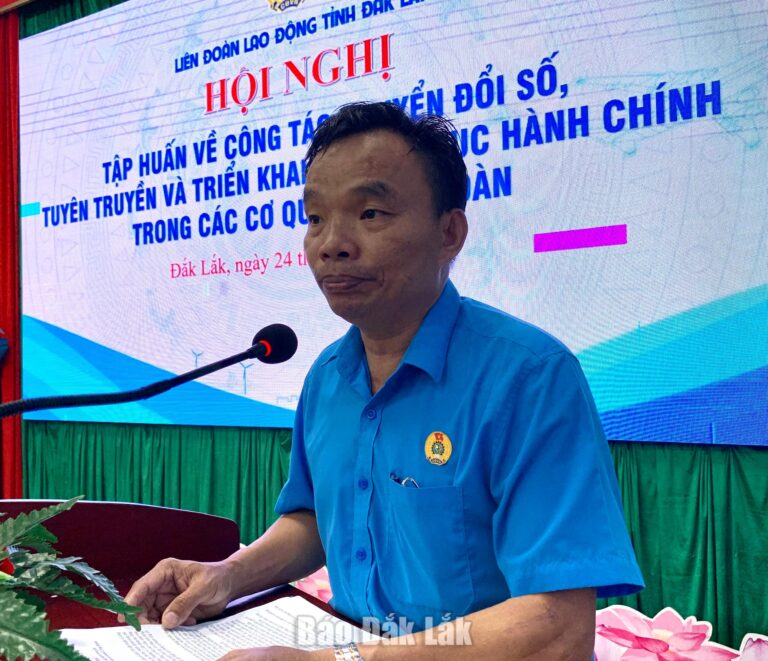 Tập huấn về công tác chuyển đổi số trong hoạt động công đoàn