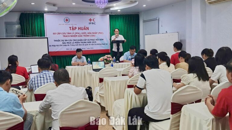Tập huấn về sơ cứu tâm lý, bảo vệ, giới và hòa nhập
