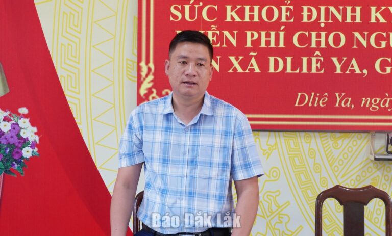 Xã Dliê Ya tổ chức khám sức khỏe định kỳ cho nhân dân