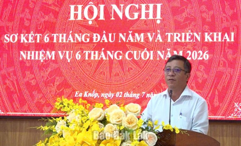 Xã Ea Knốp: Tỷ lệ trường đạt chuẩn quốc gia đạt 93,3%