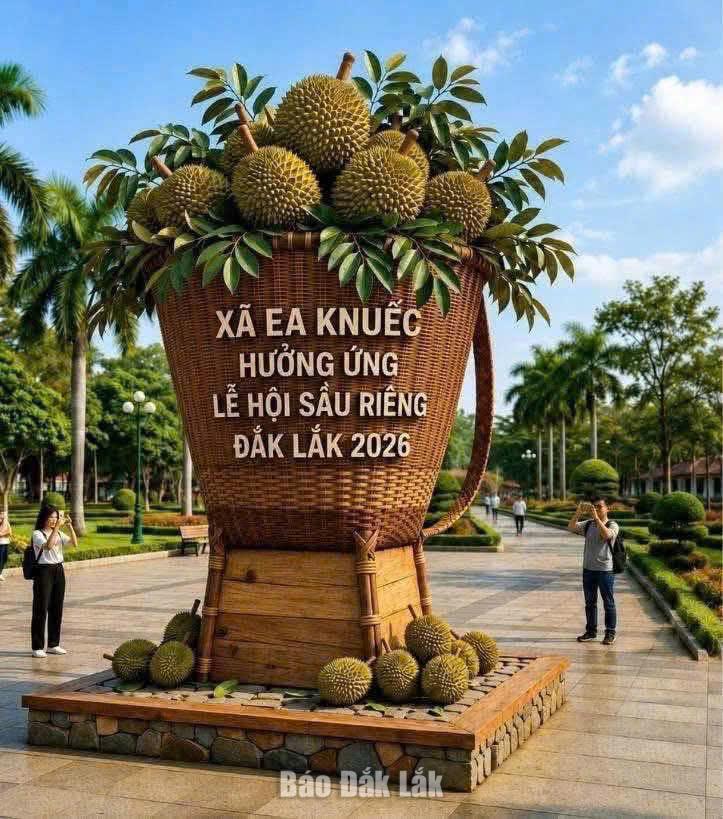 Xã Ea Knuếc: Tổ chức 6 hoạt động hưởng ứng Lễ hội Sầu riêng Đắk Lắk năm 2026