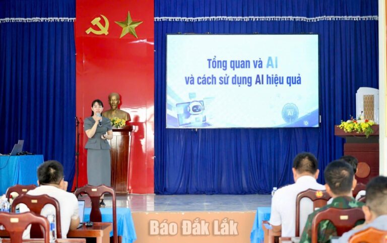 Xã Phú Xuân tập huấn ứng dụng AI