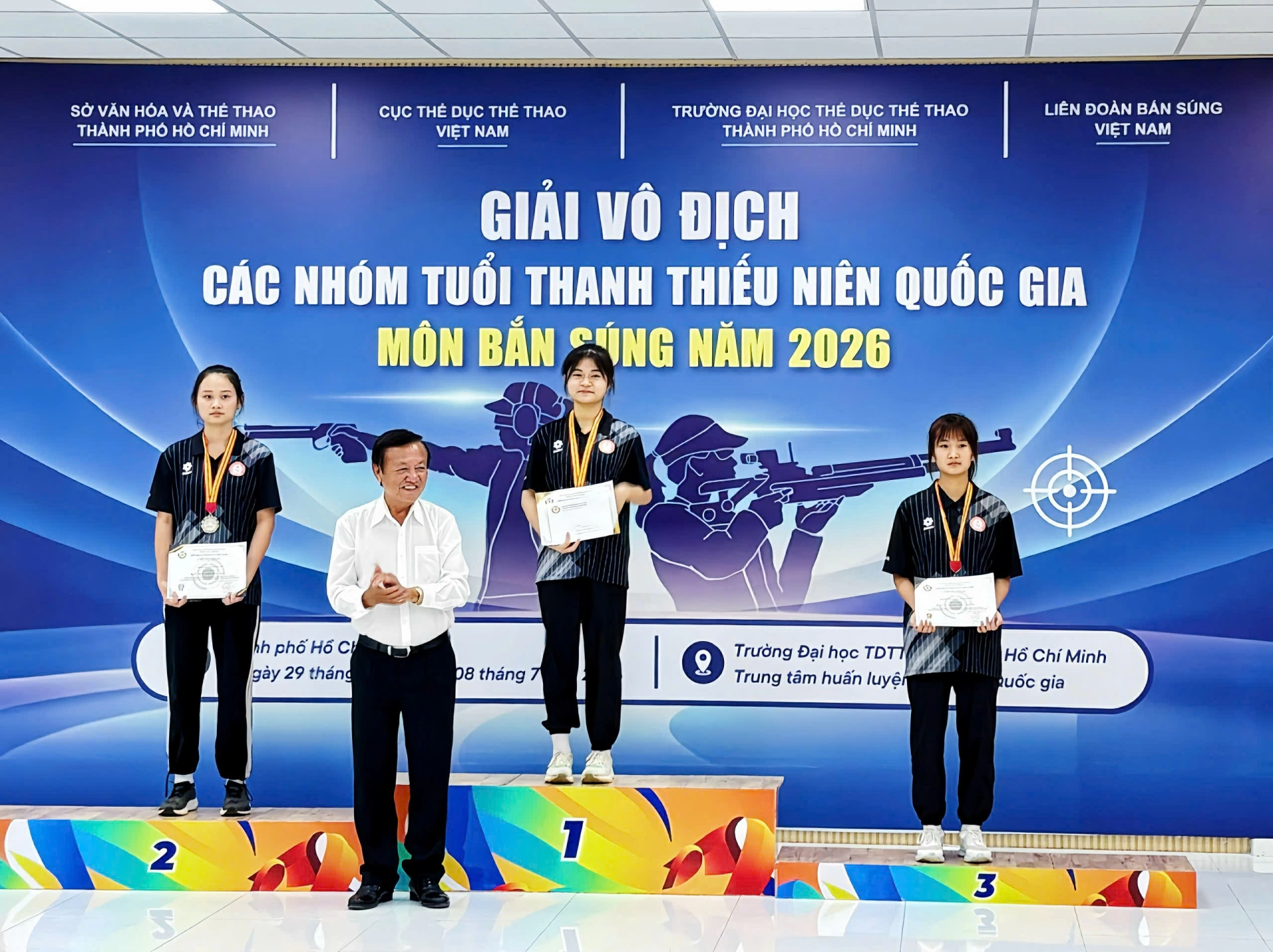 Đắk Lắk giành 9 huy chương tại Giải vô địch các nhóm tuổi thanh thiếu niên quốc gia môn bắn súng 1 Các xạ thủ