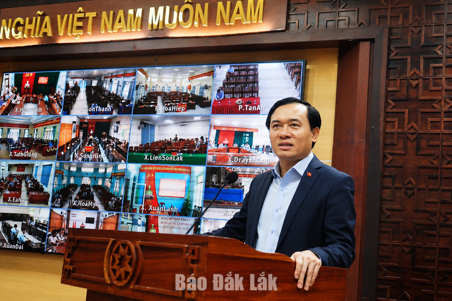 Giám đốc Sở Khoa học và Công nghệ Bùi Thanh Toàn phát biểu khai mạc lớp tập huấn